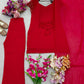 Embroidered Fox Georgette Palazzo Suit Set