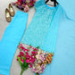 Embroidered Fox Georgette Palazzo Suit Set