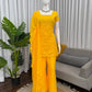 Embroidered Fox Georgette Palazzo Suit Set
