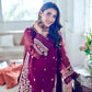 Embroidered French Crepe Palazzo Suit with Dupatta