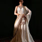 Embroidered French Crepe Palazzo Suit with Organza Dupatta