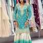 Embroidered GMY Silk Kurta Palazzo Set with Dupatta
