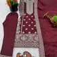 Embroidered GMY Silk Kurta Pant Set with Dupatta