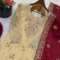 Embroidered GMY Silk Palazzo Suit Set Top-Bottom And Dupatta Set Fully Stitched Ready To Wear