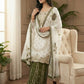 Embroidered GMY Silk Sharara Palazzo Set with Dupatta