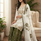 Embroidered GMY Silk Sharara Palazzo Set with Dupatta