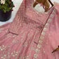 Embroidered GMY Silk Top Lehenga Set