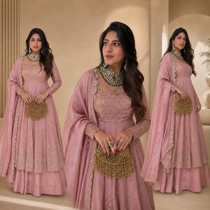 Embroidered GMY Silk Top Lehenga Set