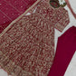 Embroidered Georgette Anarkali Gown Set