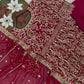 Embroidered Georgette Anarkali Gown Set