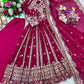 Embroidered Georgette Anarkali Gown Set