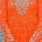 Embroidered Georgette Anarkali Gown Set with Dupatta