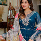 Embroidered Georgette Anarkali Gown Set with Dupatta