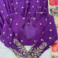 Embroidered Georgette Anarkali Gown Set with Dupatta