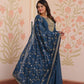 Embroidered Georgette Anarkali Gown with Dupatta
