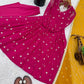 Embroidered Georgette Anarkali Set