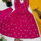 Embroidered Georgette Anarkali Set