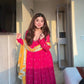 Embroidered Georgette Anarkali Set