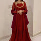 Embroidered Georgette Anarkali Set