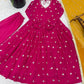 Embroidered Georgette Anarkali Set