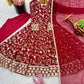 Embroidered Georgette Anarkali Suit Set