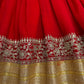 Embroidered Georgette Anarkali Suit Set with Dupatta