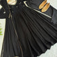 Embroidered Georgette Gown Set with Dupatta and Bottom