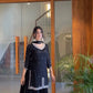 Embroidered Georgette Kurta Palazzo Set with Organza Dupatta for Festive and Party Wear