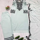 Embroidered Georgette Kurta Pant Set for Festive and Occasion Wear