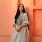 Embroidered Georgette Kurta Pant Set for Festive and Occasion Wear