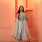 Embroidered Georgette Kurta Pant Set for Festive and Occasion Wear