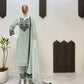 Embroidered Georgette Kurta Pant Set for Festive and Occasion Wear
