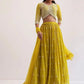 Embroidered Georgette Lehenga Choli Set
