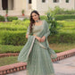 Embroidered Georgette Lehenga Choli Set