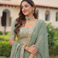 Embroidered Georgette Lehenga Choli Set