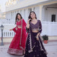 Embroidered Georgette Lehenga Choli Set