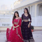 Embroidered Georgette Lehenga Choli Set