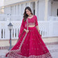 Embroidered Georgette Lehenga Choli Set