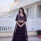 Embroidered Georgette Lehenga Choli Set