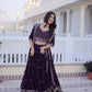 Embroidered Georgette Lehenga Choli Set