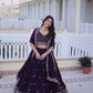 Embroidered Georgette Lehenga Choli Set