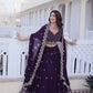 Embroidered Georgette Lehenga Choli Set