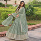 Embroidered Georgette Lehenga Choli Set