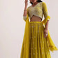 Embroidered Georgette Lehenga Choli Set