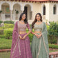 Embroidered Georgette Lehenga Choli Set