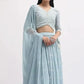 Embroidered Georgette Lehenga Choli Set