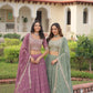 Embroidered Georgette Lehenga Choli Set