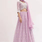 Embroidered Georgette Lehenga Choli Set