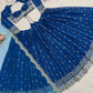 Embroidered Georgette Lehenga Choli Set with Net Dupatta