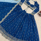 Embroidered Georgette Lehenga Choli Set with Net Dupatta